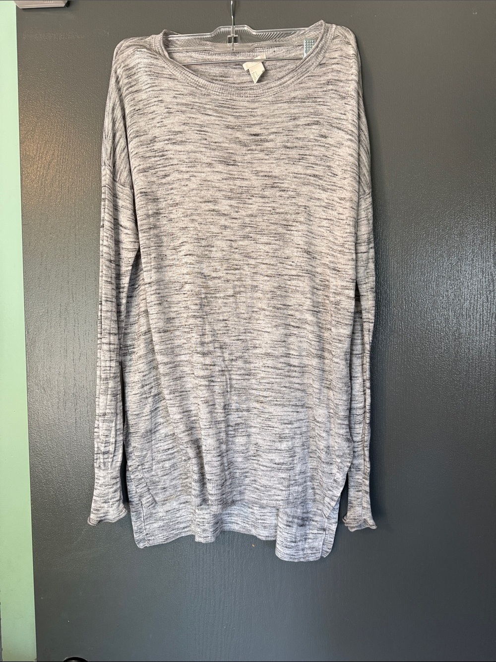 H&M Grey Marled Long Sleeve Tunic